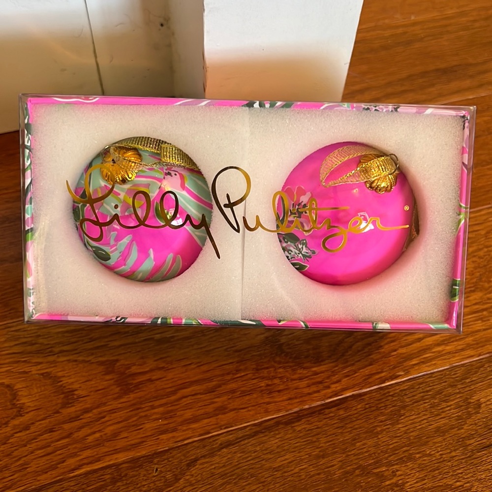 Lilly Pulitzer Christmas Ornaments